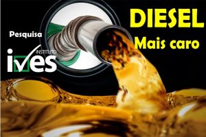 Pesquisa do preço de combustíveis do Instituto IVES aponta aumento do diesel acima da média